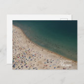 Crowded- Nazare, Portugal Postkarte (Vorne/Hinten)