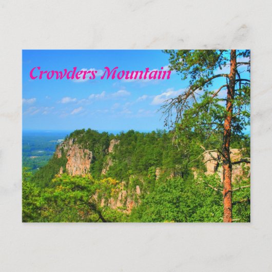 Crowders Mountain Postkarte (Vorderseite)