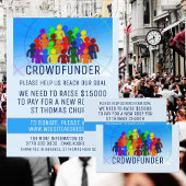 Crowdfunding, Crowdfunder, Crowdfunding Flyer