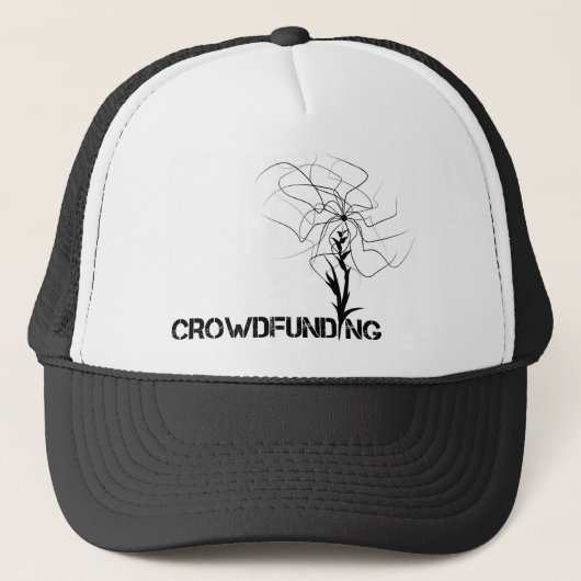 Crowdfunding Hat 1 Truckerkappe (Vorderseite)