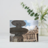 Crowds Ansammlung am Petersplatz Postkarte (Stehend Vorderseite)