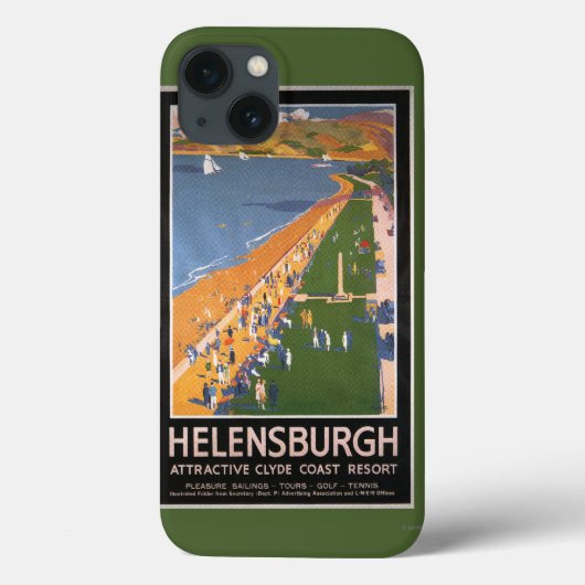 Crowds entlang des Clyde Coast Beach Railplers Case-Mate iPhone Hülle (Rückseite)