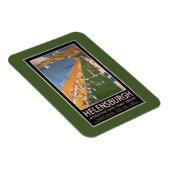 Crowds entlang des Clyde Coast Beach Railplers Magnet (Rechte Seite)