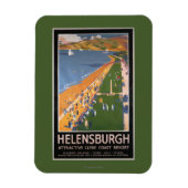 Crowds entlang des Clyde Coast Beach Railplers Magnet (Vertikal)