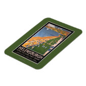 Crowds entlang des Clyde Coast Beach Railplers Magnet (Linke Seite)