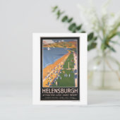 Crowds entlang des Clyde Coast Beach Railplers Postkarte (Stehend Vorderseite)