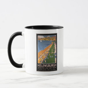 Crowds entlang des Clyde Coast Beach Railplers Tasse