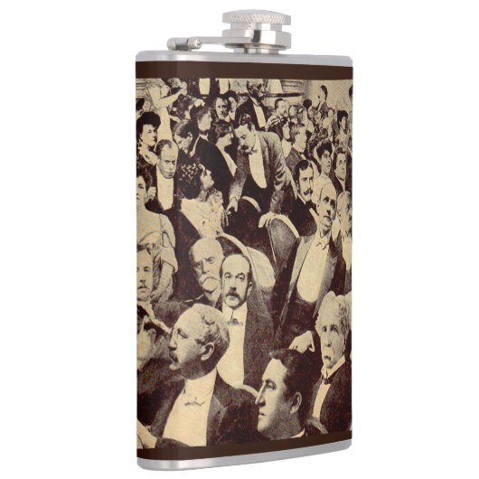 Crowdszene der 20er Jahre Flachmann (Rechts)