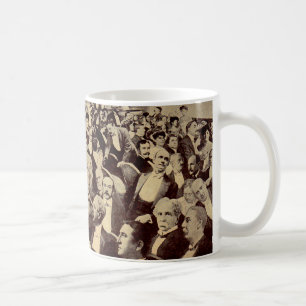 Crowdszene der 20er Jahre Kaffeetasse