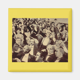 Crowdszene der 20er Jahre Magnet
