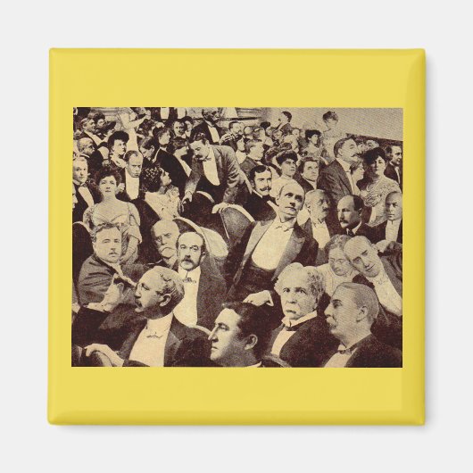 Crowdszene der 20er Jahre Magnet (Vorne)