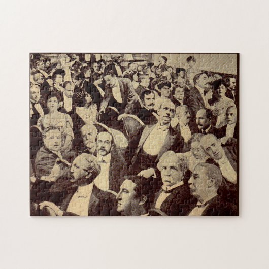 Crowdszene der 20er Jahre Puzzle (Horizontal)