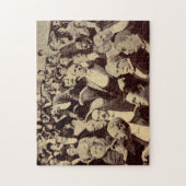 Crowdszene der 20er Jahre Puzzle (Vertikal)