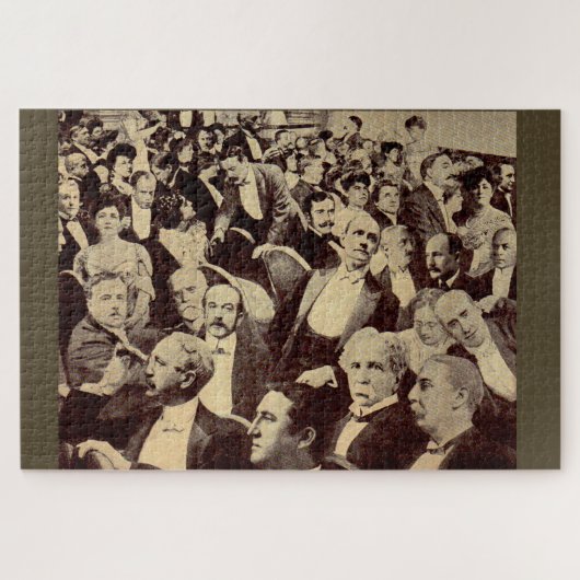 Crowdszene der 20er Jahre Puzzle (Horizontal)