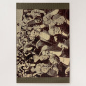 Crowdszene der 20er Jahre Puzzle (Vertikal)
