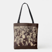 Crowdszene der 20er Jahre Tasche (Rückseite)