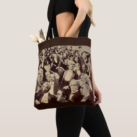 Crowdszene der 20er Jahre Tasche (Von Nahem)