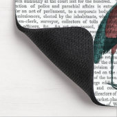 Crowed Marsala Heron Mousepad (Ecke)