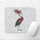 Crowed Marsala Heron Mousepad (Mit Mouse)