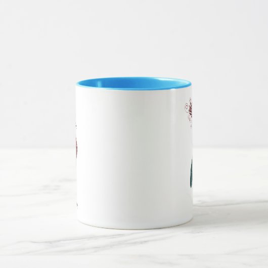 Crowed Marsala Heron Tasse (Zentrum)