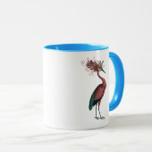 Crowed Marsala Heron Tasse (VorderseiteRechts)