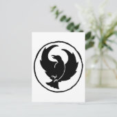 CrowFoot-Kaffeekarte Postkarte (Stehend Vorderseite)