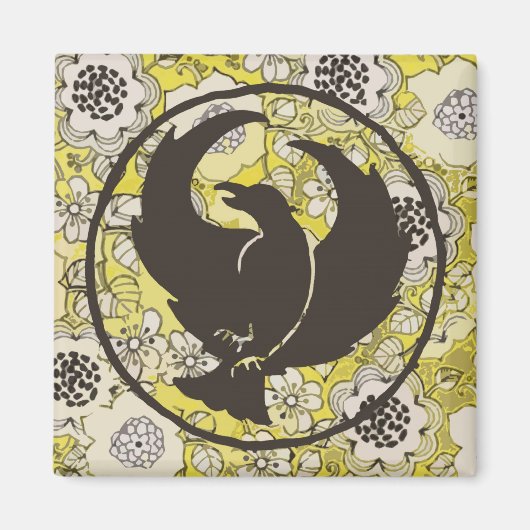 Crowfoot Magnet mit weißen Blume (Vorne)