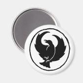 Crowfoot Magnet, Runde und Platz Magnet (Vorderseite/Rückseite)