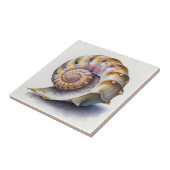 Crowie Conch Muschel Watercolor Tile Fliese (Seite)