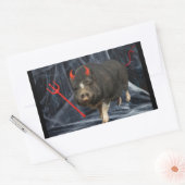 Crowley Halloween! Rechteckiger Aufkleber (Umschlag)