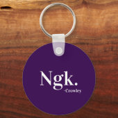 Crowley Ngk Schlüsselanhänger (Vorderseite)