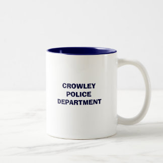 CROWLEY POLIZEI-ABTEILUNGS-TASSE ZWEIFARBIGE TASSE
