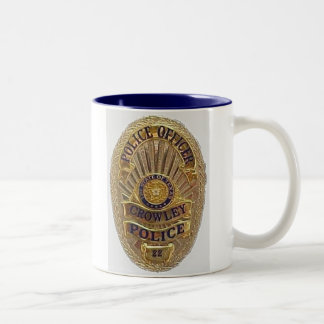 Crowley Polizei-Tasse Zweifarbige Tasse