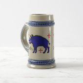 Crowley Stein Bierglas (Vorderseite Links)