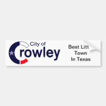 Crowley, Texas Autoaufkleber