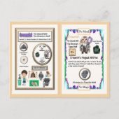 Crowmist Wizard - Chrom-Element Postkarte (Vorderseite)