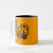 Crow'n 4 KAFFEE Zweifarbige Tasse (Vorderseite Links)