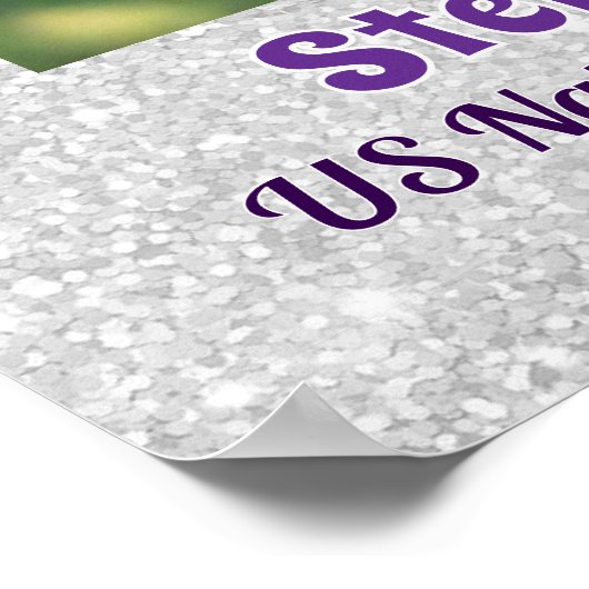 Crown and Sash Pageant Door Banner Poster (Ecke)