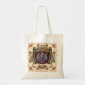 Crown Banner Adler Familienname Tragetasche (Vorne)