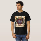 Crown Banner Eagle Surname T-Shirt (Vorne ganz)