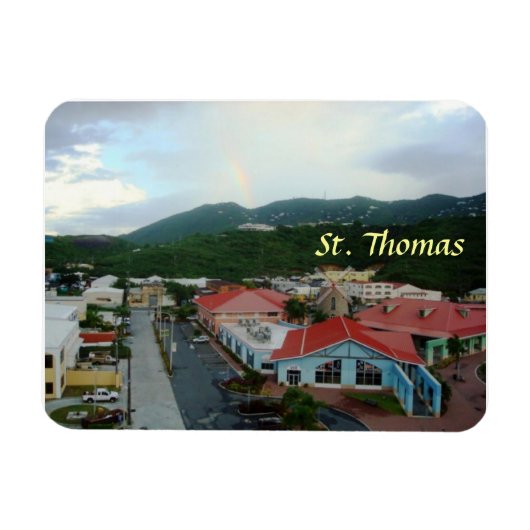 Crown Bay St. Thomas, USVI Premium Magnet (Horizontal)