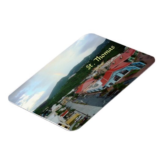Crown Bay St. Thomas, USVI Premium Magnet (Linke Seite)