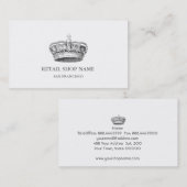 Crown Beruflich Visitenkarte (Vorne/Hinten)