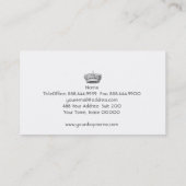 Crown Beruflich Visitenkarte (Rückseite)