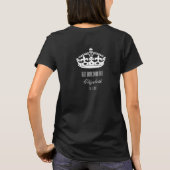 Crown Best Bridesmaid Ever Bride Team Long Top (Rückseite)
