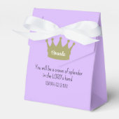Crown Bible Verse Christliche Glaubenslehre Lila Geschenkschachtel (Vorderseite)