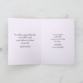 Crown Bible Verse Christliche Glaubenslehre Lila Karte (Innenseite)