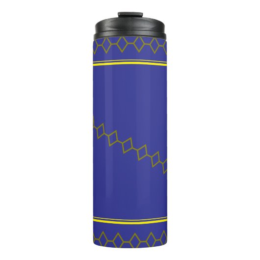 Crown Blue Vibe Thermosbecher (Vorderseite)