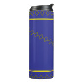 Crown Blue Vibe Thermosbecher (Nach links gedreht)