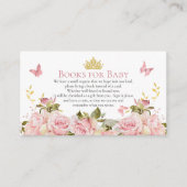 Crown Butterfells Blumenduschbücher für Baby Begleitkarte (Vorderseite)